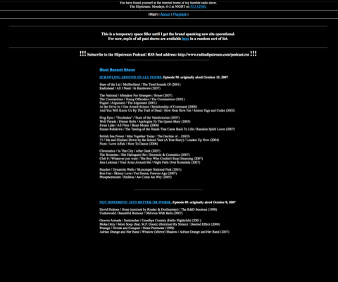 basic black background plaintext website